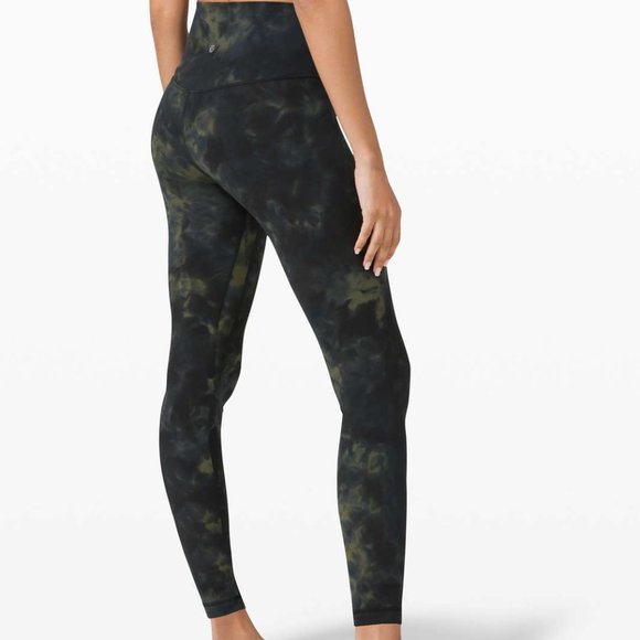 lululemon diamond dye vista green